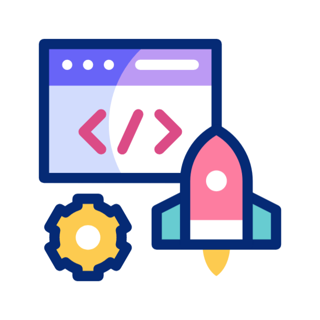 Icon representing custom software development
