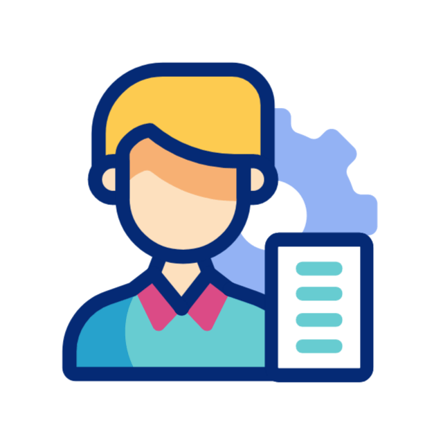 Icon representing custom software development
