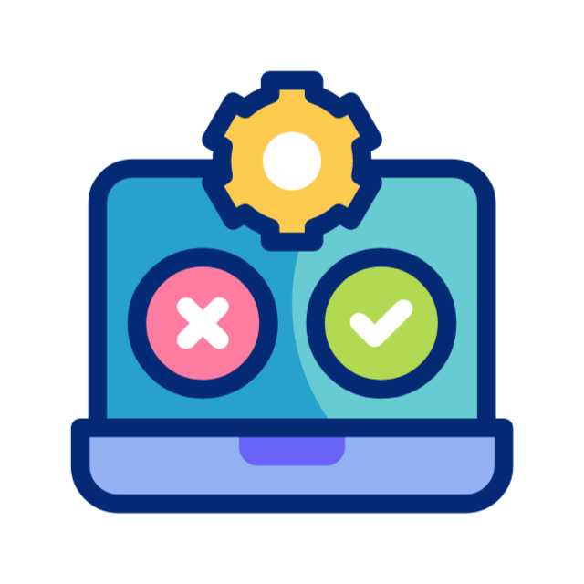 Icon representing custom software development